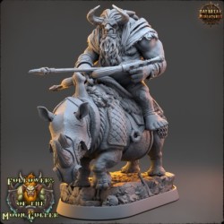 Kshmeh Klatzmer on sewer rhino - Followers of the Moon Gulper