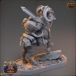 Arviz Thundergrind on Fire Goat - Deviant Dwarves of the Pandemonium 2