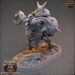 Drimulf Shortfuse on Fire Goat - Deviant Dwarves of the Pandemonium