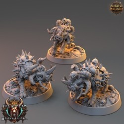 Houndhogs of the Sheltering Fire - The Rawmen of Haarkanjaka