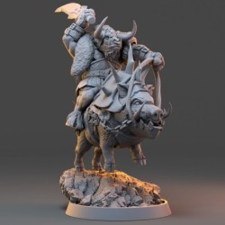 Larnak Skullrend - The Ironmane Minotaurs of Emberhold