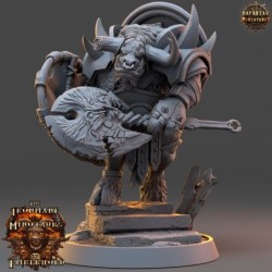 Tharn Bloodshadow- The Ironmane Minotaurs of Emberhold