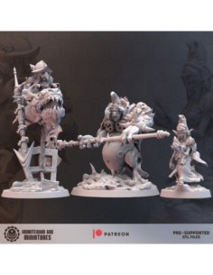 Don Quixote  themed warriors set (3 models)