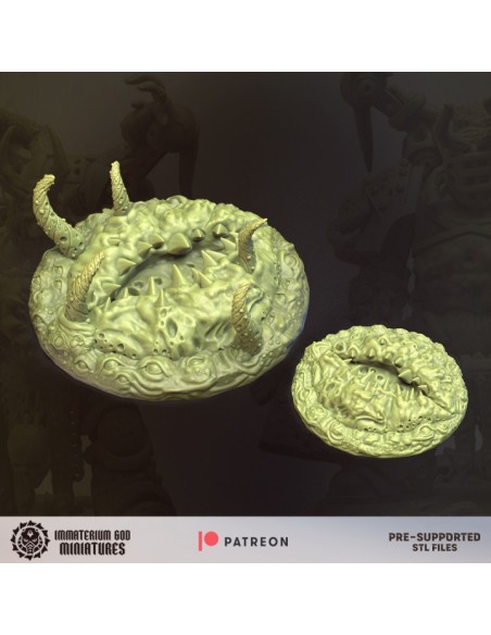 Morbidus jaws scenery (2 models)