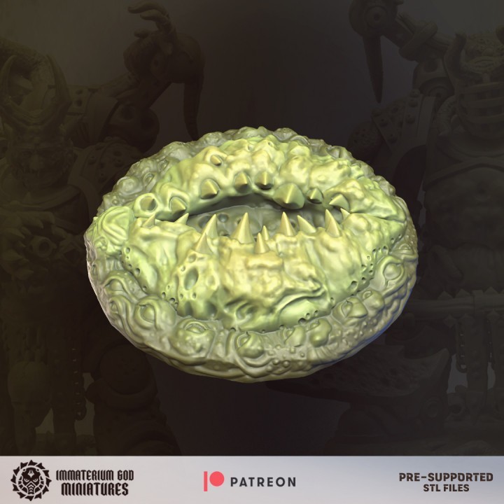 Morbidus jaws scenery (2 models)