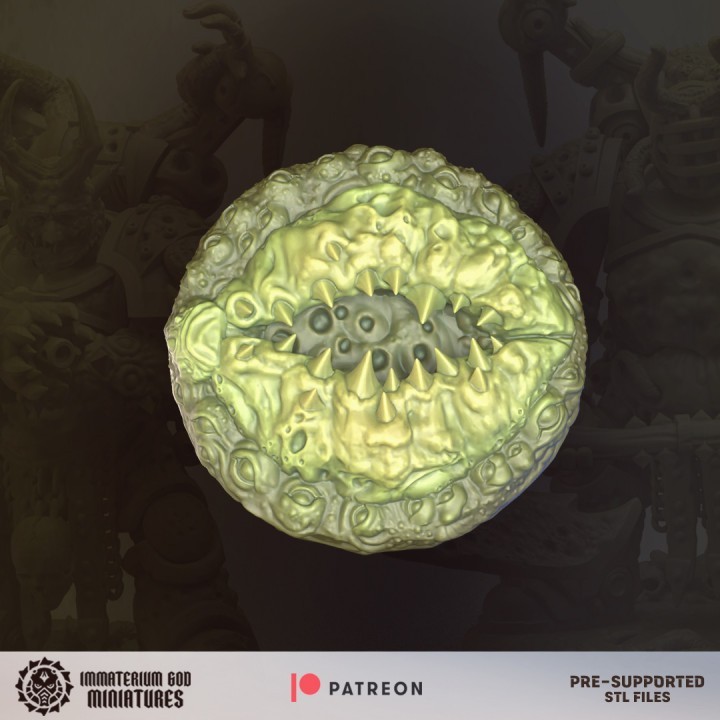 Morbidus jaws scenery (2 models)