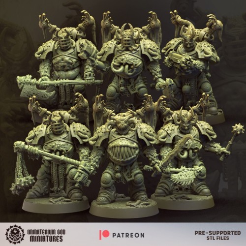 Decay soldiers Set 1 - Warriors
