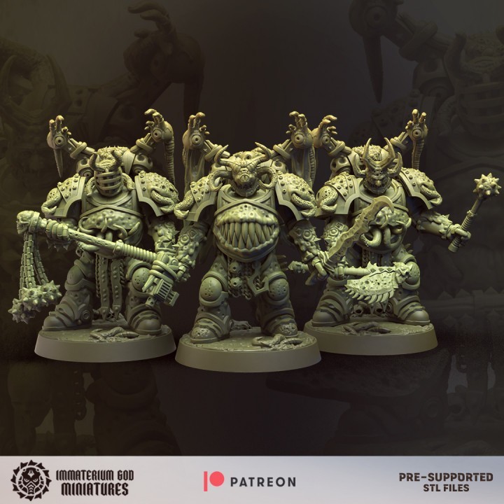 Decay soldiers Set 1 - Warriors
