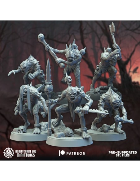 Bloody ghouls set (6 models)