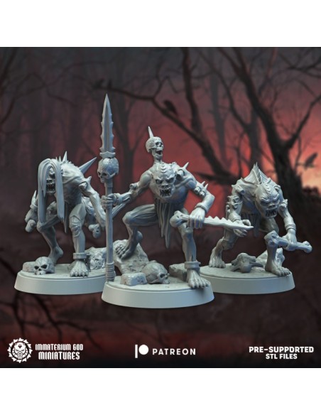 Bloody ghouls set (6 models)