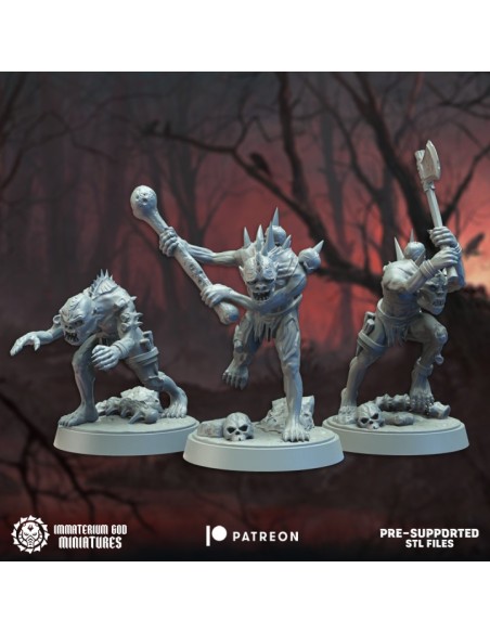 Bloody ghouls set (6 models)