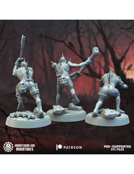 Bloody ghouls set (6 models)