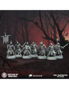 Enraged skeletons set (7 models)
