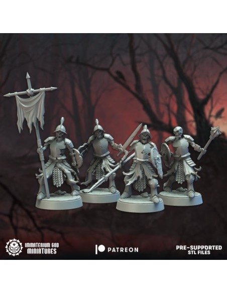 Enraged skeletons set (7 models)