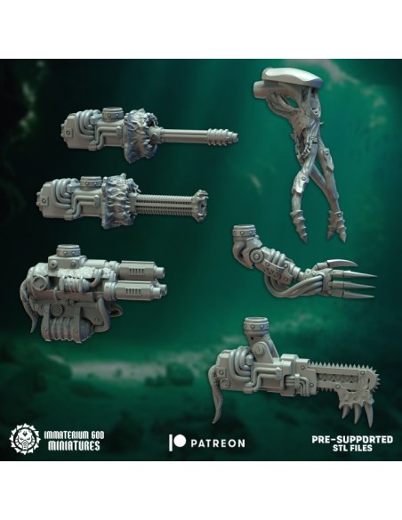 Abyssal knight + weapons (2 sizes)