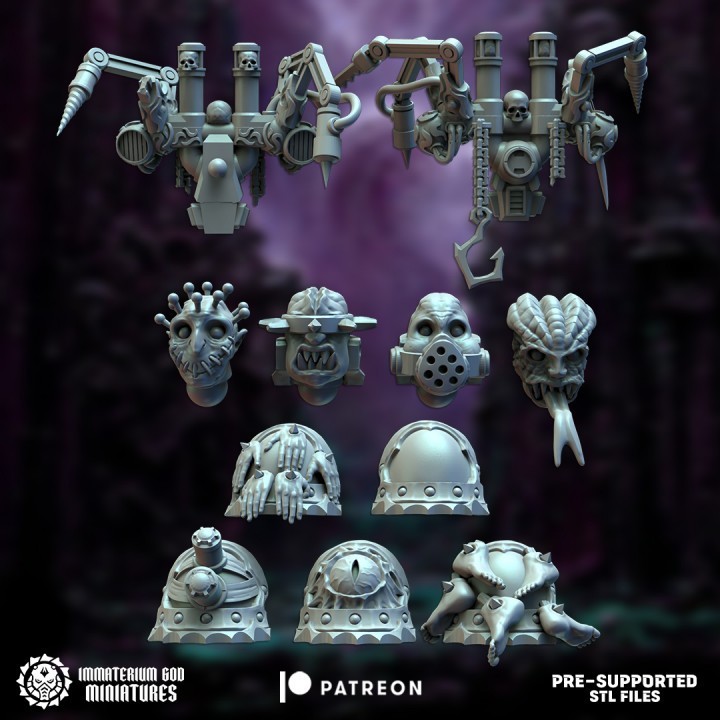 Surgeon ravagers set (7 modular poses)