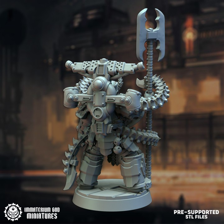 Black steel Gladiators set (7 poses)