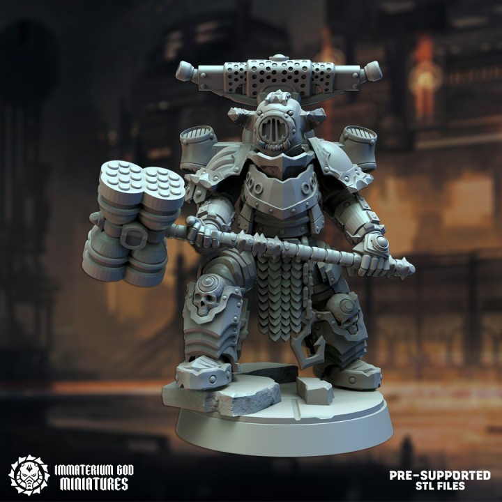 Black steel Gladiators set (7 poses)