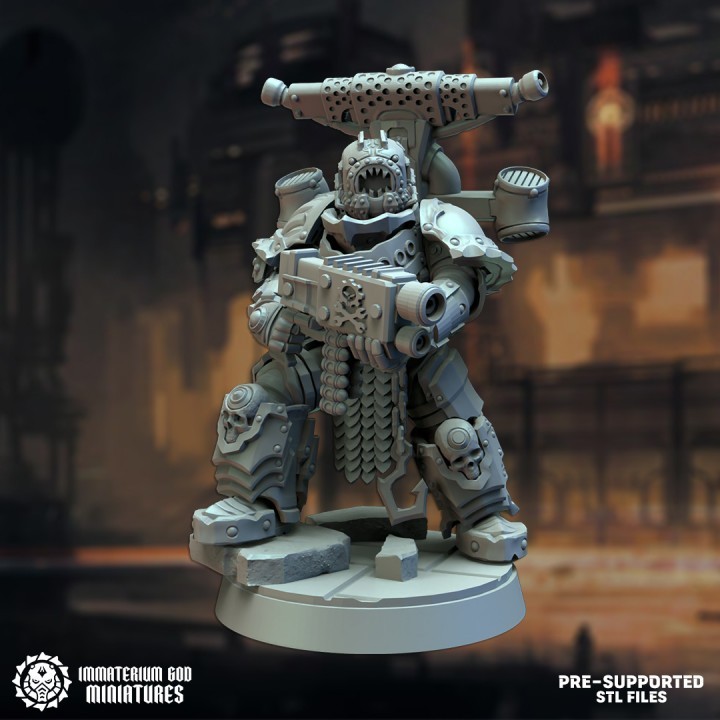 Black steel Gladiators set (7 poses)