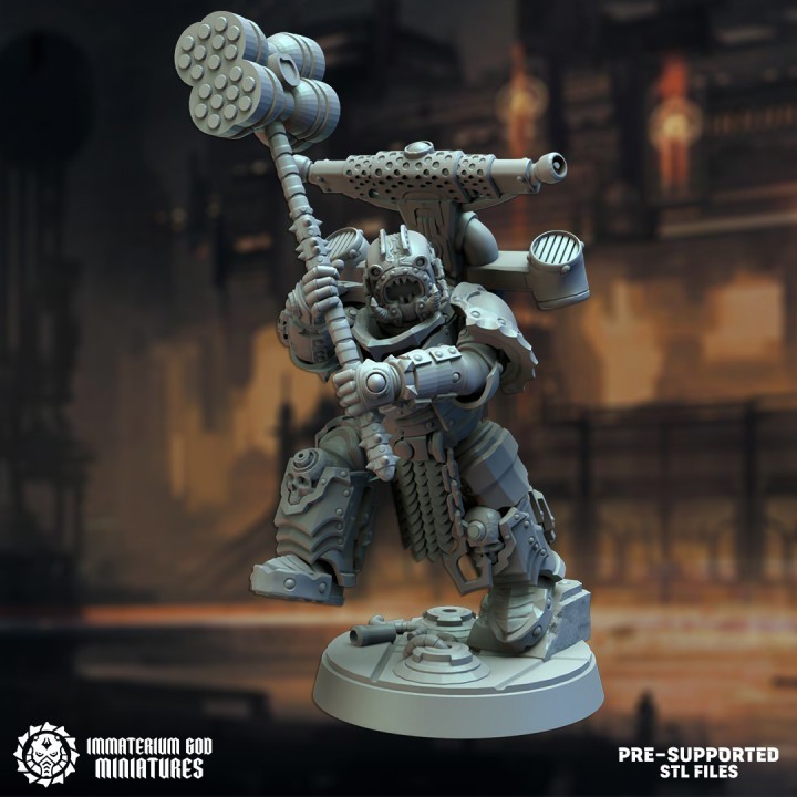 Black steel Gladiators set (7 poses)