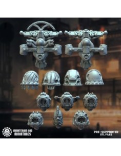 Black steel Gladiators bits set