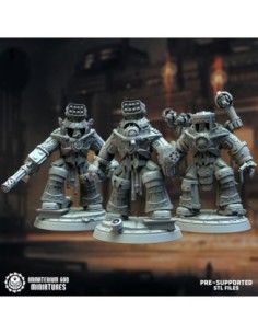 Dark-steel destroyers set