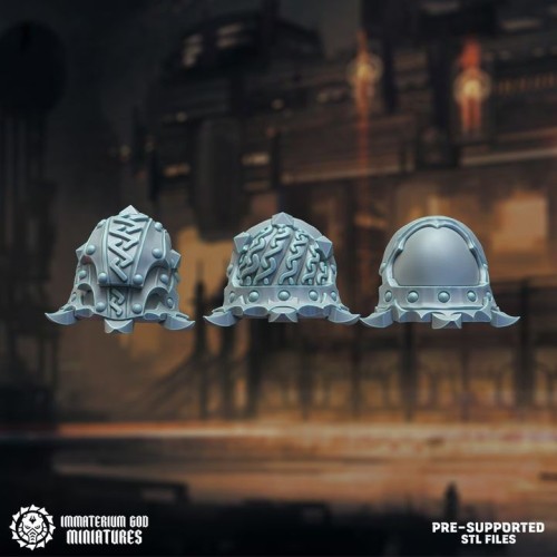 Black steel protectors set (7 poses)