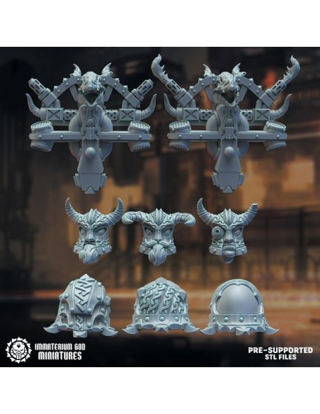 Black steel protectors bits set