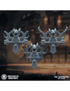 Black steel protectors bits set 2