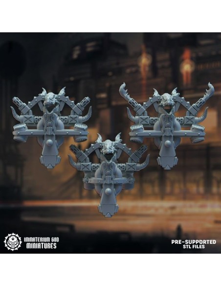 Black steel protectors bits set