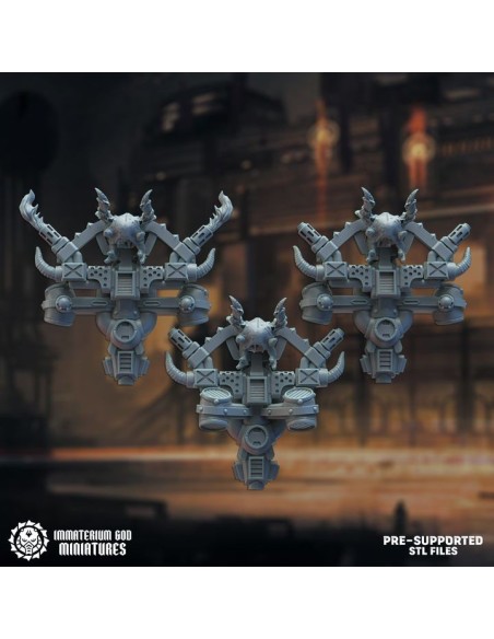 Black steel protectors bits set