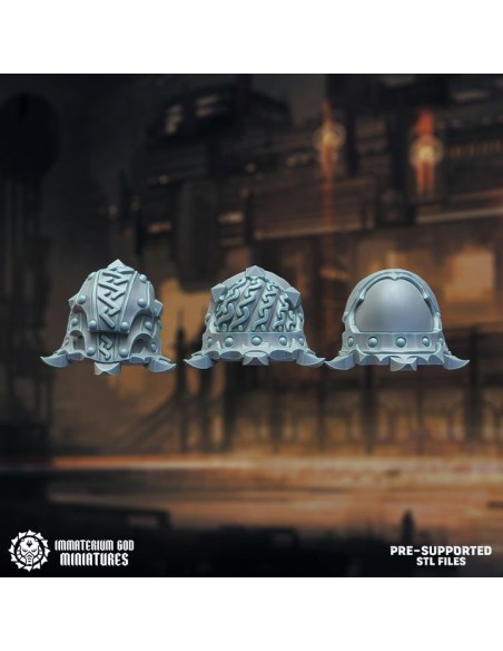 Black steel protectors bits set