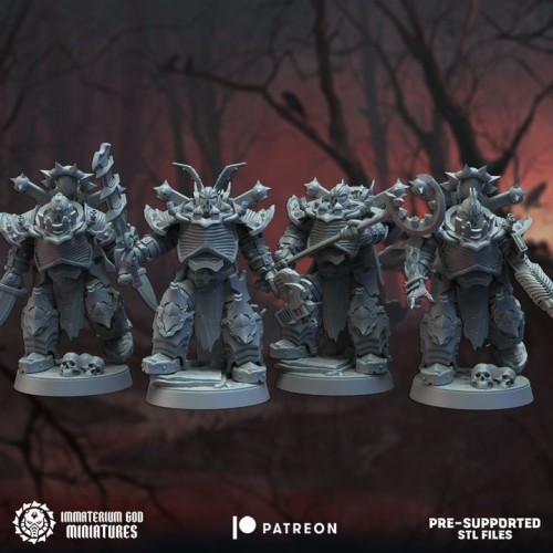 Bloody claws set (4 poses)