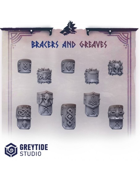 Bracers and greaves decorations PH