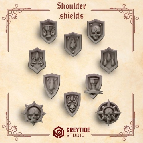 Shoulder shields decoration CL