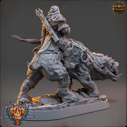 Hedlana the Impaler on Tuskerbeast - The Tribe Of The Fallen Flame