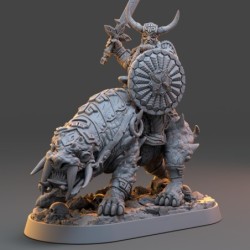Homad the Shredder on Tuskerbeast - The Tribe Of The Fallen Flame