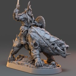 Homad the Shredder on Tuskerbeast - The Tribe Of The Fallen Flame 2