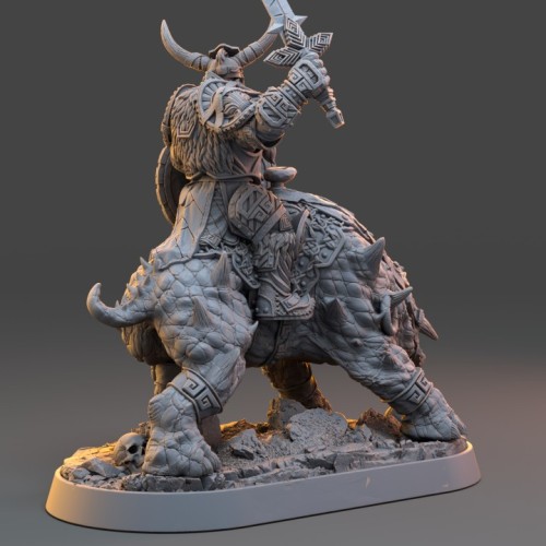 Homad the Shredder on Tuskerbeast - The Tribe Of The Fallen Flame