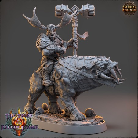 Irgut the Crusher on Tuskerbeast - The Tribe Of The Fallen Flame