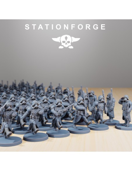 Grimguard Marching Poses