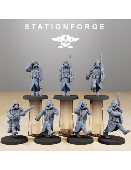 Grimguard Marching Poses