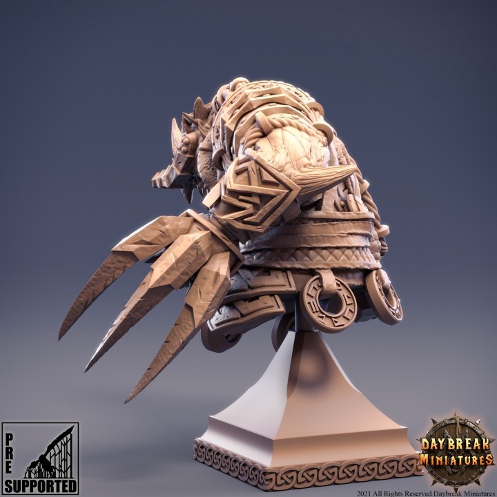 Zsagatai the Blue Blizzard - BUST