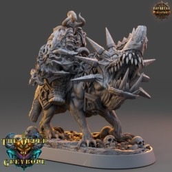 Mattias von Derwent on Horned Wolf - The Order of Greybone
