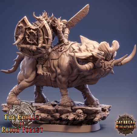 Gleesh on Grinderwulf - The Gnolls of Blood Forest