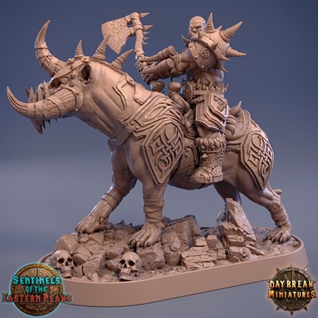 Arkan Ash on Ripper Ox - Sentinels of the Eastern Peaks