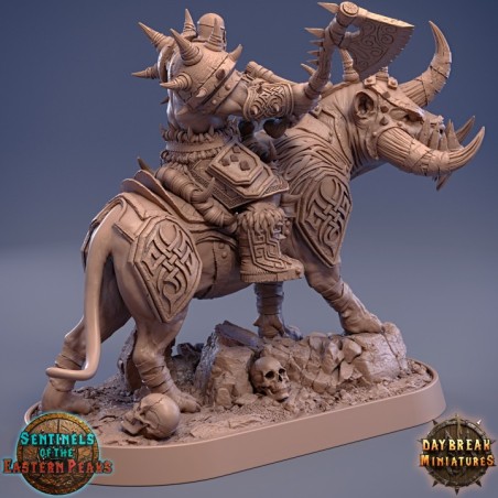 Arkan Ash on Ripper Ox - Sentinels of the Eastern Peaks